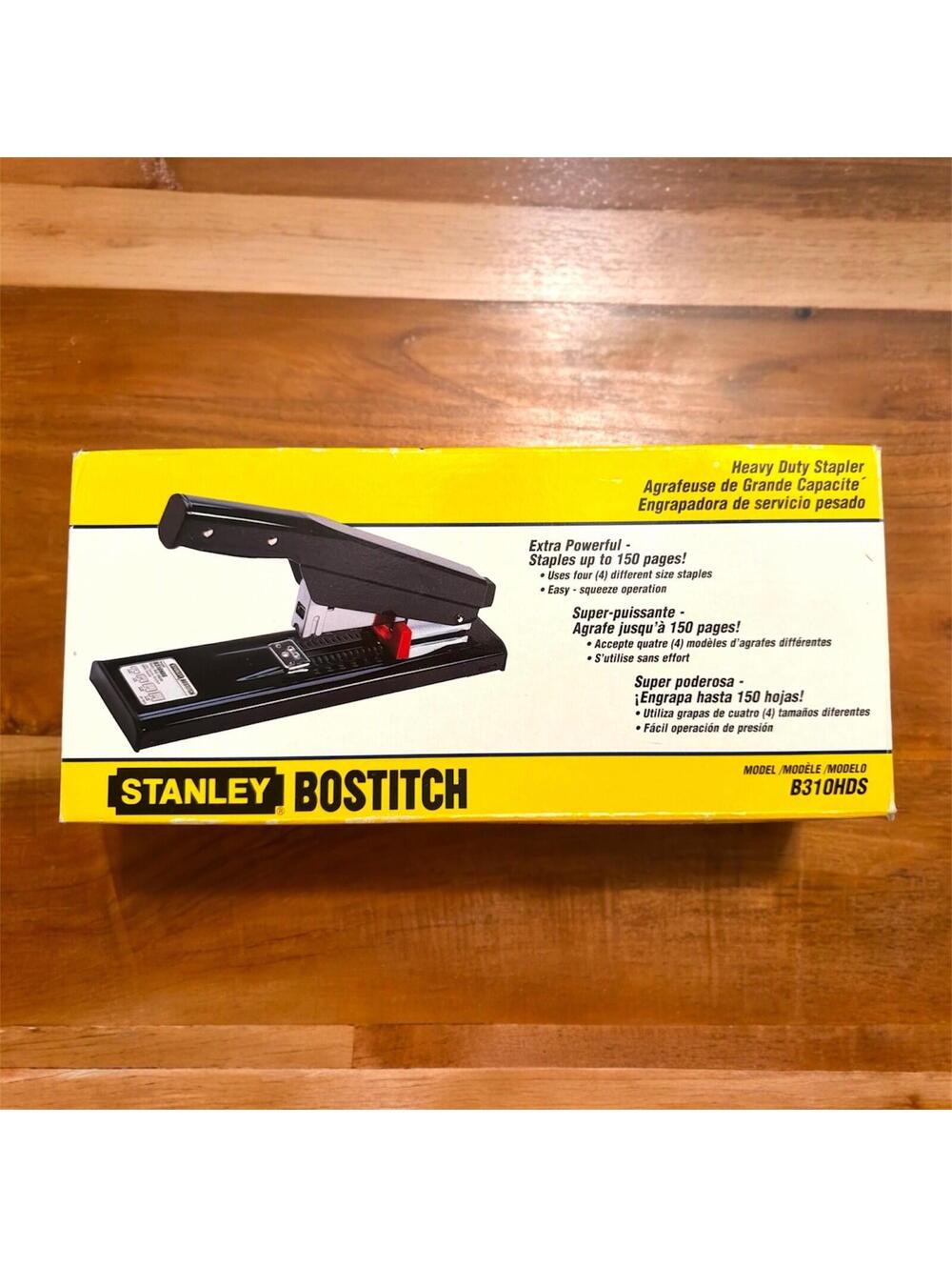 New in Open Box Bostitch Heavy Duty Stapler Anti Jam B310HDS 4 staple sizes SB35